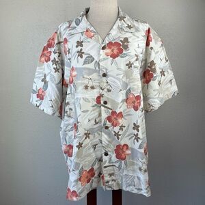 Murf Hawaiian Short Sleeve Button Down Shirt Size XL EUC